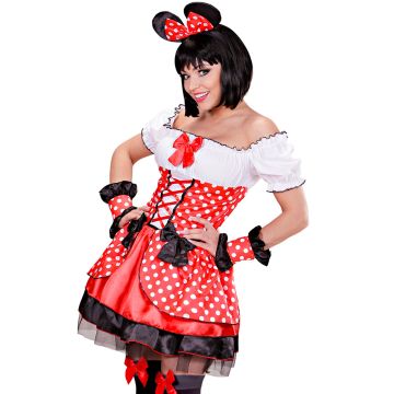 Red Mouse Costume for Women