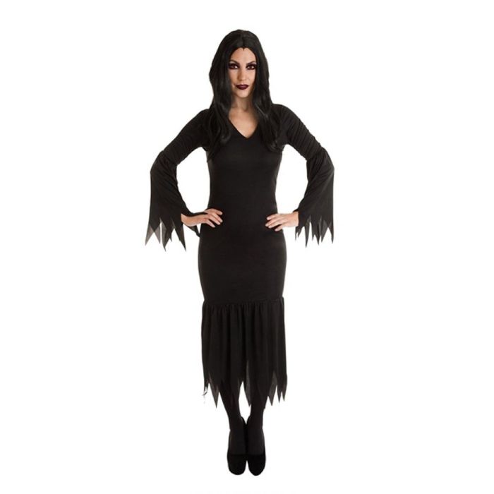 Female vampire costume black