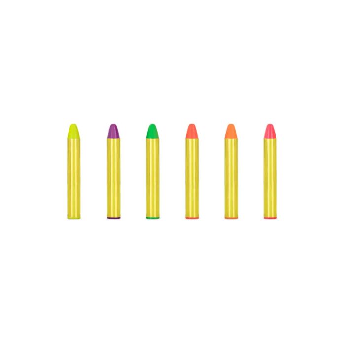 Face paint crayon mix 6x