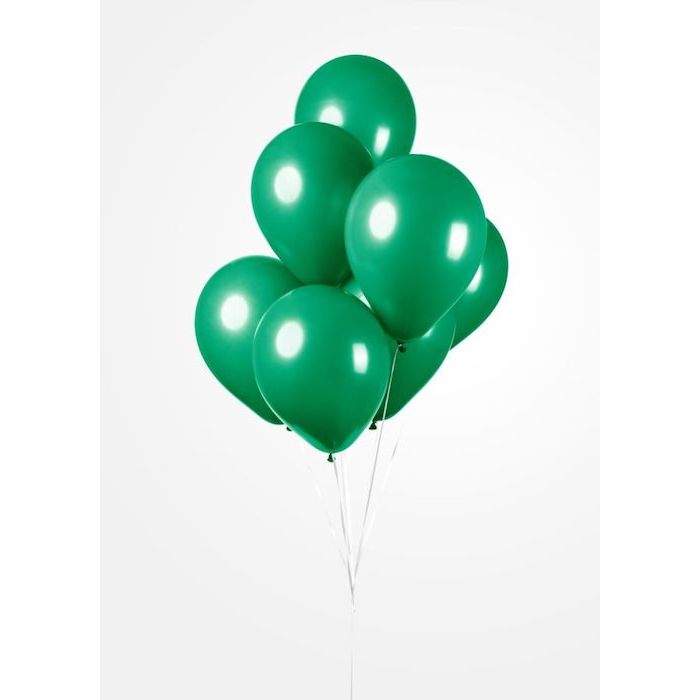 Dark Green Balloons 25x - 30 cm