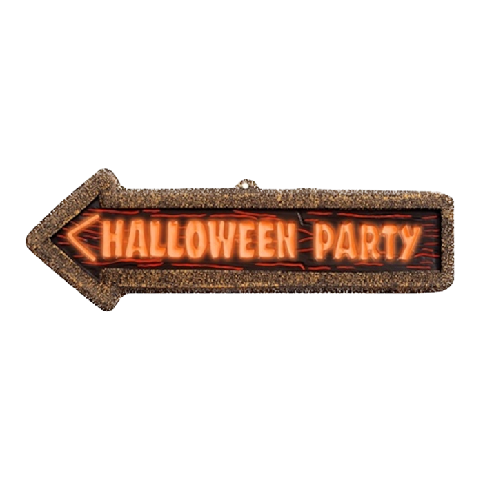 Neon Halloween Sign - 56 x 17 cm
