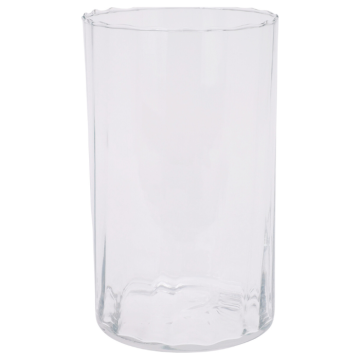 Stylish transparent glass vase 18x28 cm