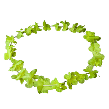 Hawaii lei neon necklace yellow uv