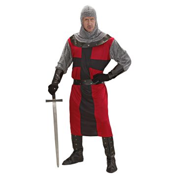 Red and Black Crusader Costume
