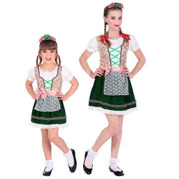 Bavarian Dirndl Dress for Girls