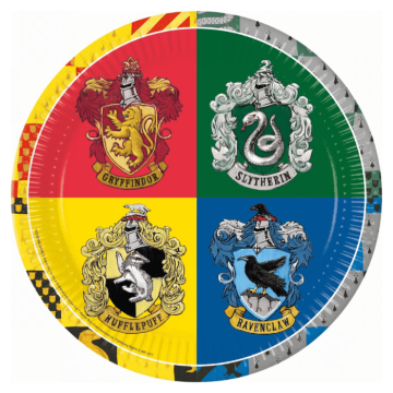 Harry Potter® paper plates 8x - 23 cm
