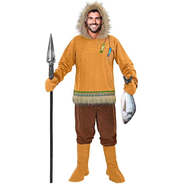 Eskimo Costume for Men - 4 Pieces