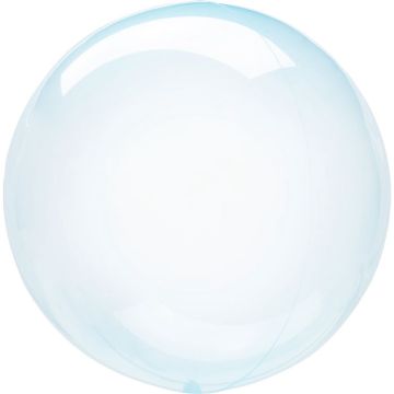 Blue Crystal Clear Foil Balloon 45-55 cm
