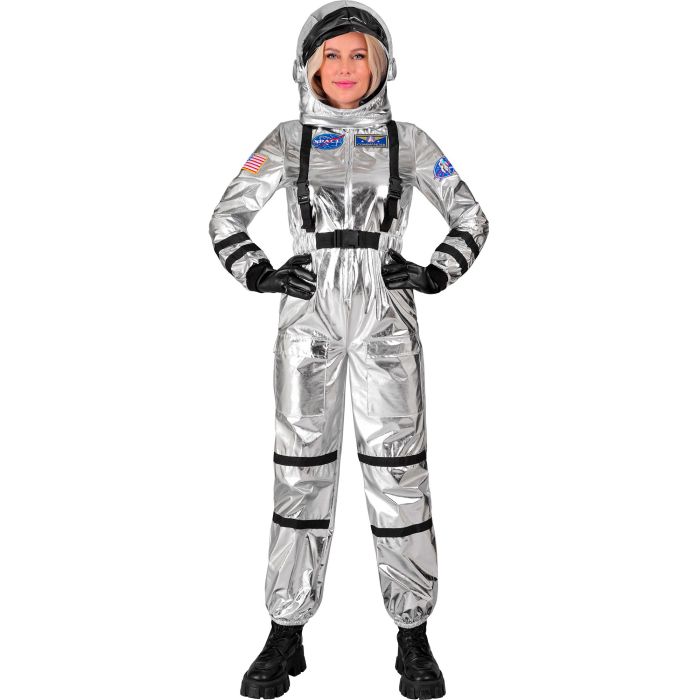 Silver Astronaut Costume for Women