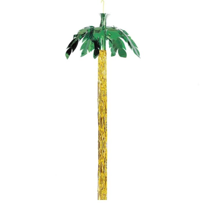 Hanging Hawaii palm tree in foil and glitter