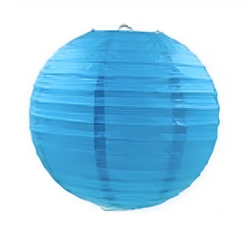 Blue paper lantern 40 cm