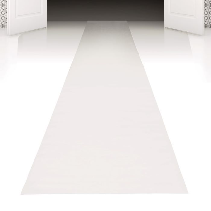 White runner carpet - 450x60 cm