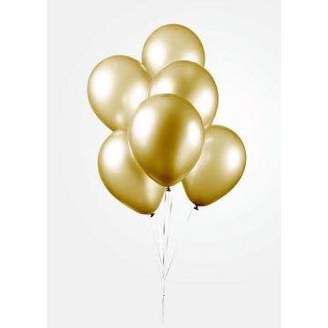 Metallic gold balloons 100x - 33 cm