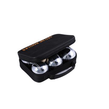 Petanque 6 balls including measuring tape, pig and bag
