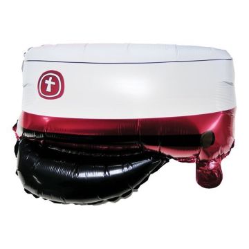 Red Graduation Cap Foil Balloon - 39 x 53 cm