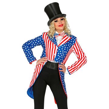 USA Women's Jacket with Stars and Stripes