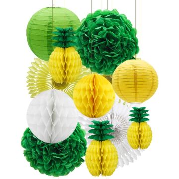Summer Party Decorations 12x pieces