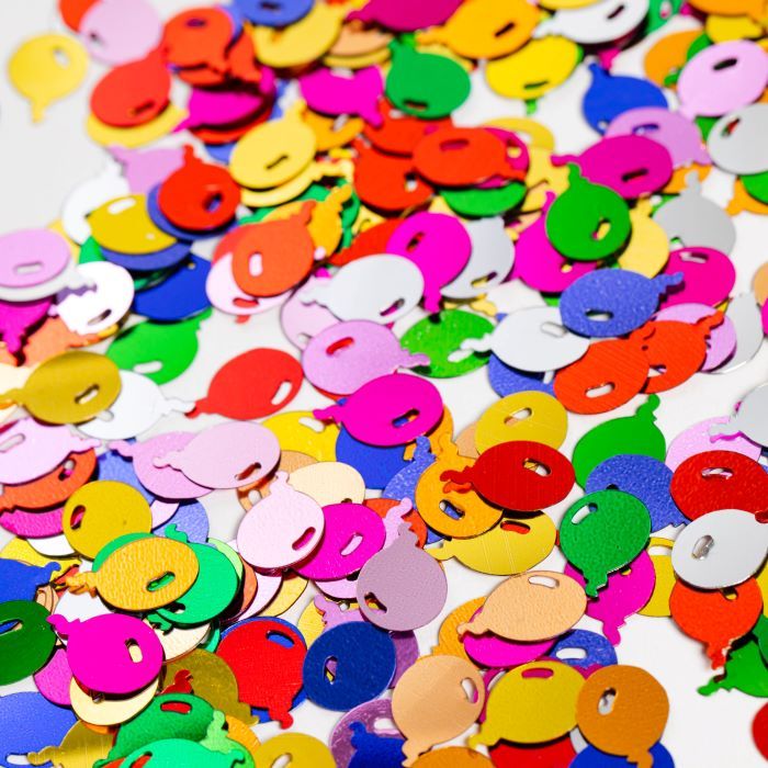 Multicoloured Balloon Table Confetti - 14 g
