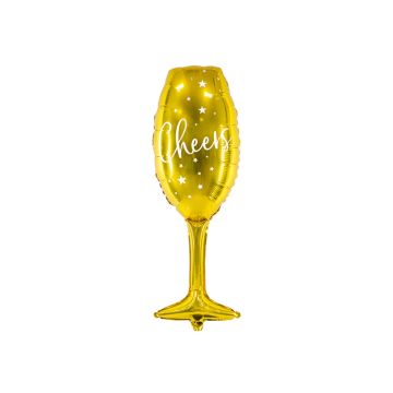 Champagne Glass Foil Balloon - 80 cm 