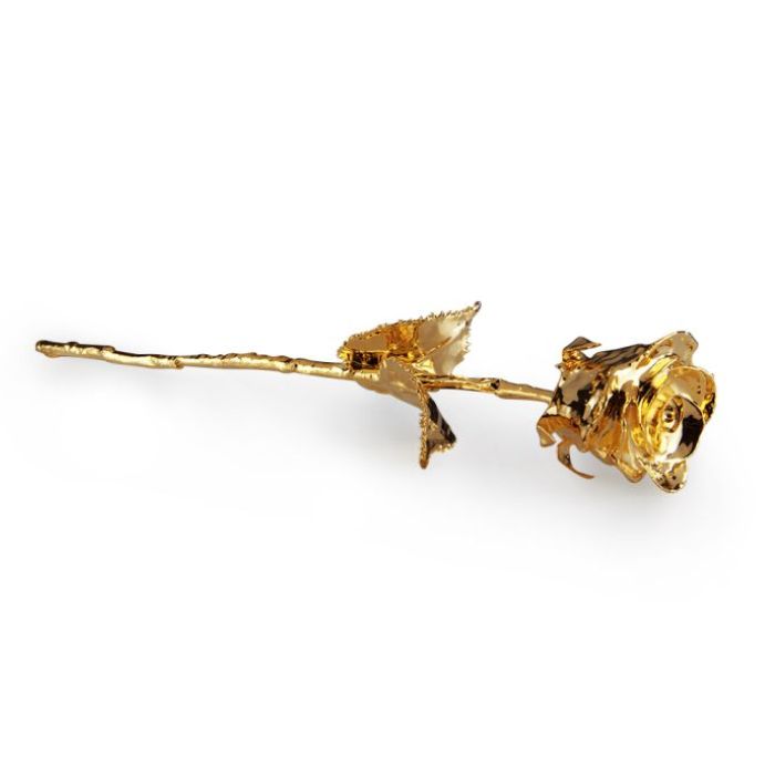 24k gold rose 28 cm including black gift box