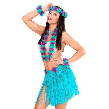 Hawaiian set blue - 5 pieces
