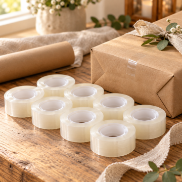 Clear tape, 8 rolls