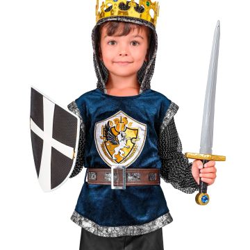 Medieval Knight Costume for Kids in Blue