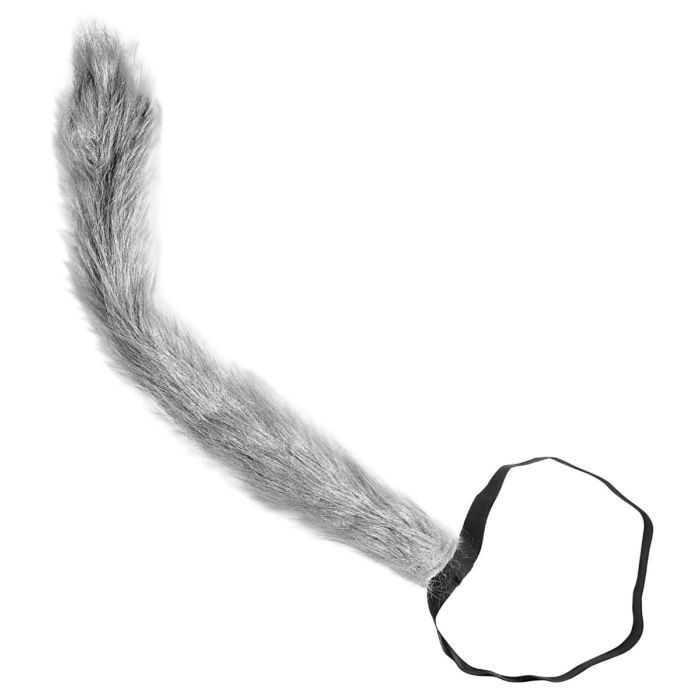 Grey Wolf Tail 52 cm