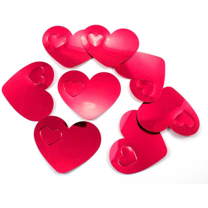 XL Red Heart Confetti - 14 g