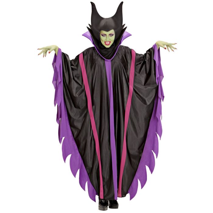 Witch Dress with Stand-Up Collar for Women