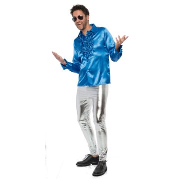 Disco silver trousers 