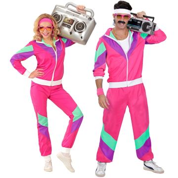 Pink retro tracksuit - 2 pieces