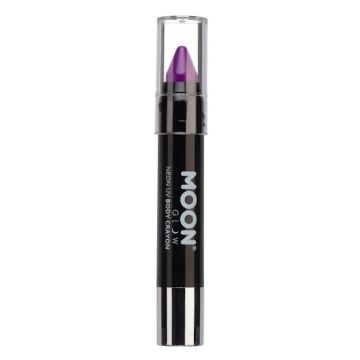 Neon UV Body Stick Intense Purple 3.2 g Moon Creations