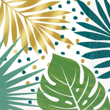 Monstera & Palm Napkins 16x - 33 x 33 cm