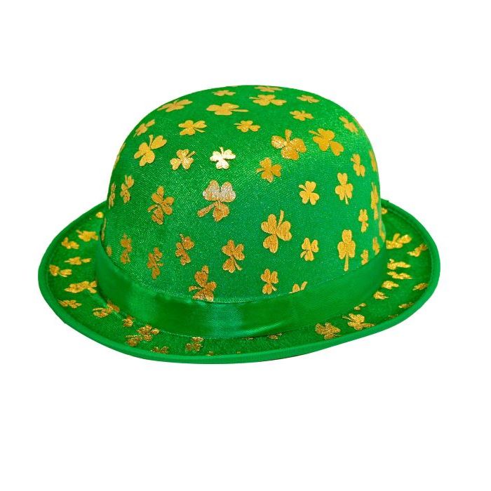 St. Patrick's Bowler Hat With Clover