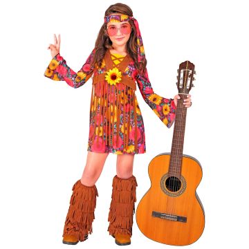Colourful Hippie Costume for Girls