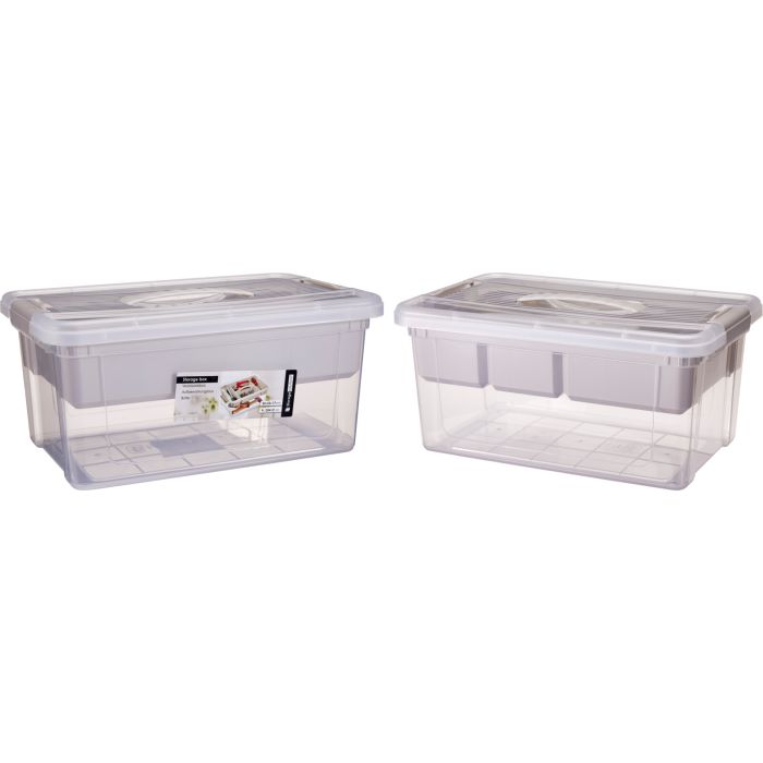 Storage Box 9000 ml with Handles and Organizer