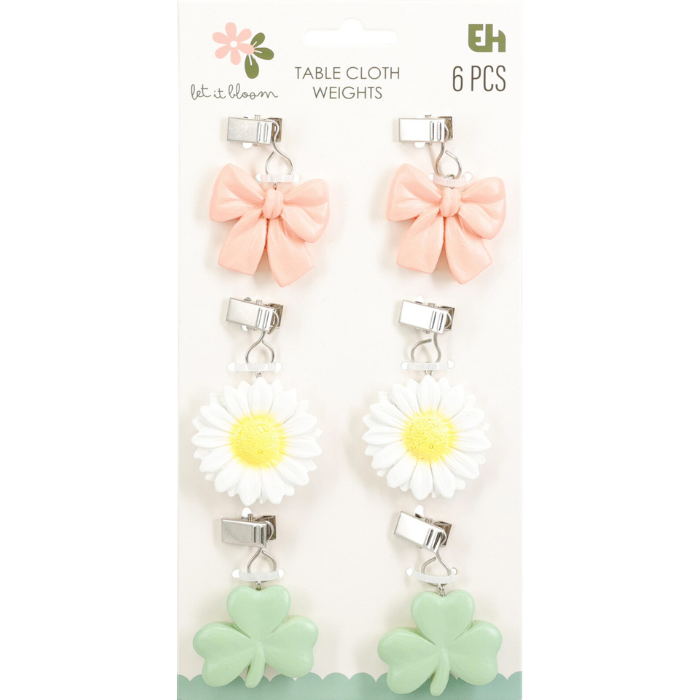 Tablecloth weights set 6x . 4.5x4.5 cm