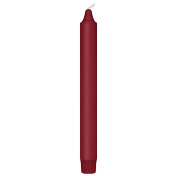 Ruby Red Dining Candles 8x - 24 cm