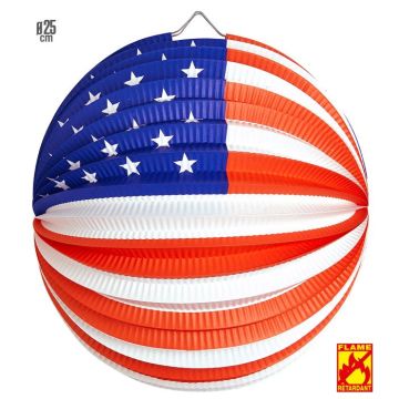 USA lantern round - Ø25 CM