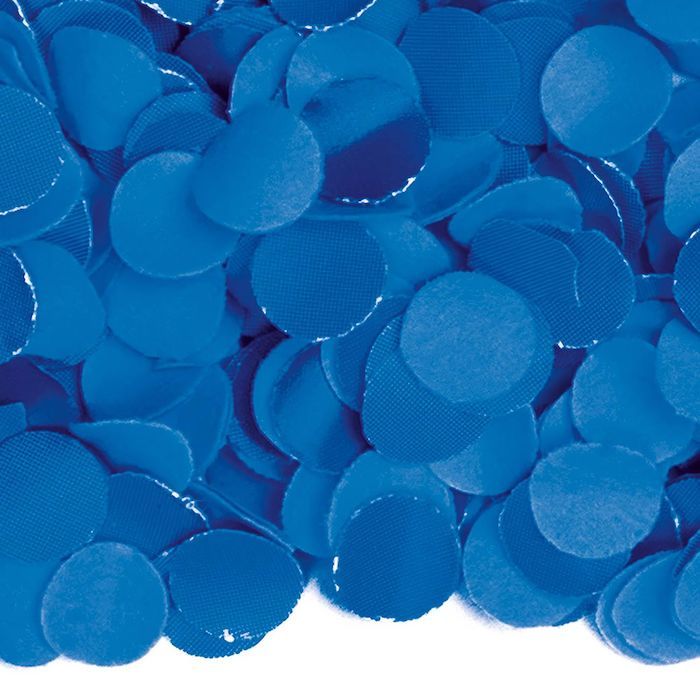Blue loose confetti - 1 kg