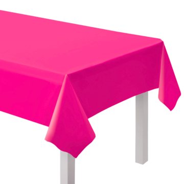 Pink paper tablecloth - 120x180 cm