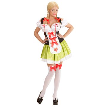 Barmaid Dress with Hair Bows