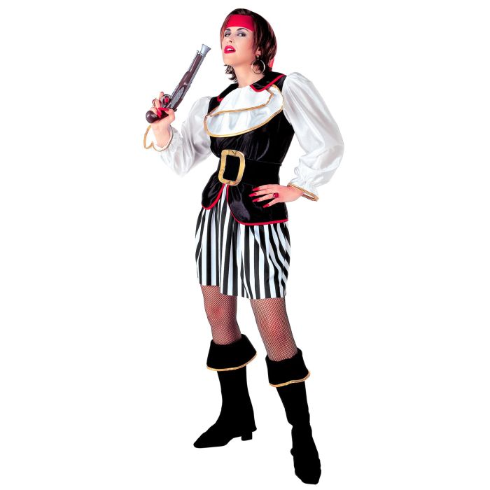 Elegant pirate captain costume for ladies