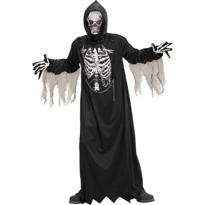 Grim Reaper Costume with Chain for Boys