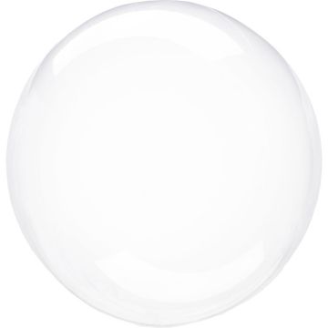 Transparent Crystal Clear Foil Balloon - Ø45-55 cm