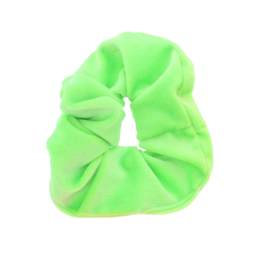 Neon UV Scrunchie Green