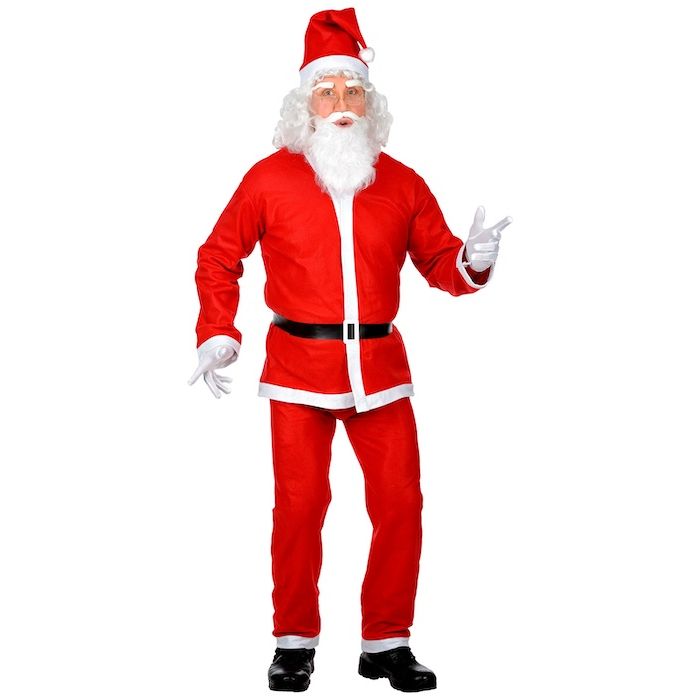 Santa Costume One-size - 5 parts