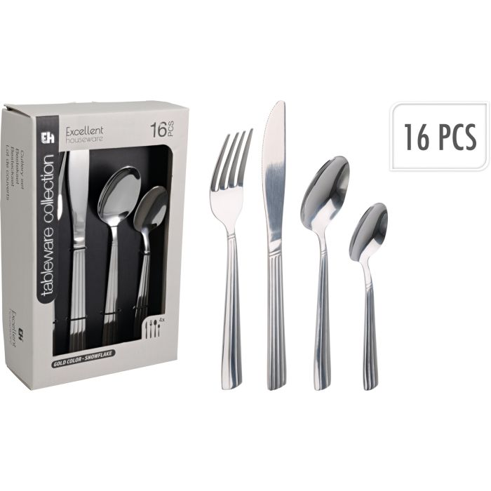 Stainless Steel Cutlery Set 16 Pieces