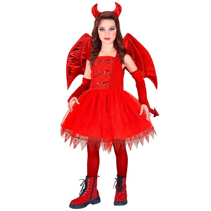 Devil Costume for Girls - 5 Pieces